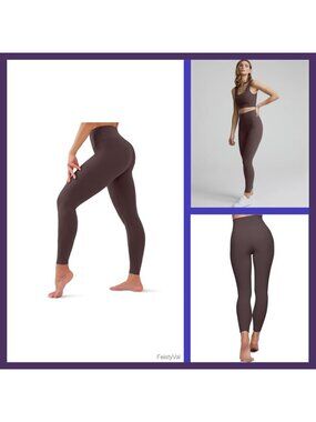 High Waisted Leggings Tummy Control Yoga Pants Workout Running